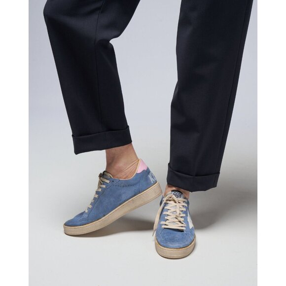 Golden Goose Suede Blue and White Sneakers - Picture 16 of 16